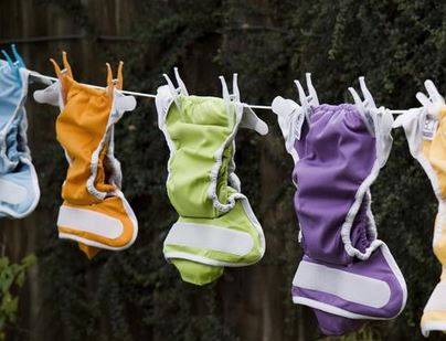 Quick-drying nappies