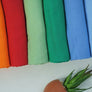Bright Bots 6 Pack Coloured Cotton Muslin Squares – 70x70cm