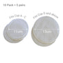 Bamboo breast pads by Little Lamb 10 pack (5 pairs)