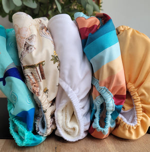 £70 Real Nappies for London Trial Kit - easy 'birth to potty' nappies