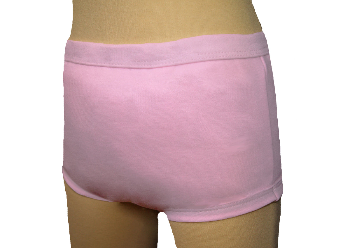 Washable Incontinence Pants for Girls - Pink - 7-8 Years - 1 Pack