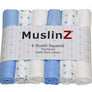 Muslin Squares x 6 by Muslinz 70 x 70cm (various colours)
