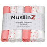 Muslin Squares x 6 by Muslinz 70 x 70cm (various colours)