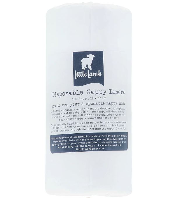 Little Lamb disposable nappy liners (100)