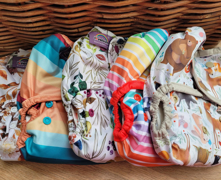 Little Lovebum 'Quickdry' Reusable Nappy Kit. Save 10%