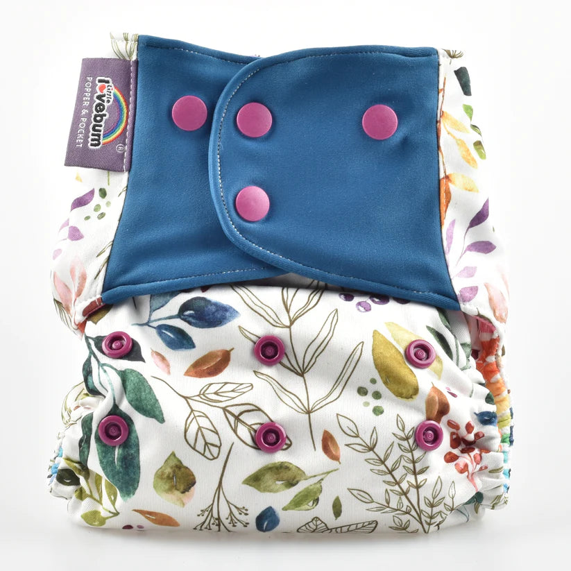 Little Lovebum Popper and Pocket Nappy Cover V3 – Lizzie's Real Nappies