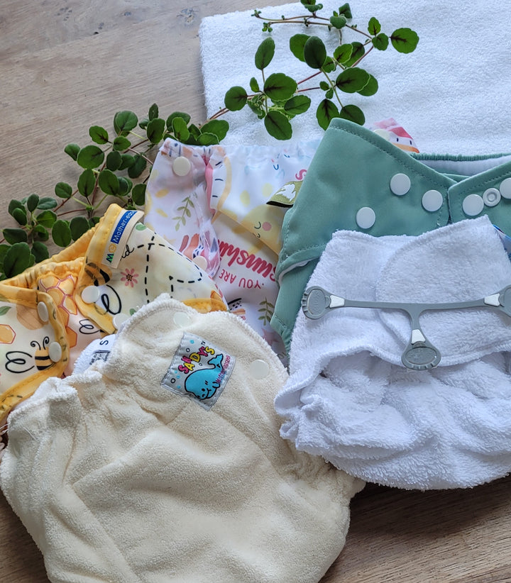 £70 Real Nappies for London Trial Kit - newborn nappies