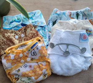 £70 Real Nappies for London Trial Kit - newborn nappies