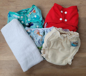 £50 Real Nappies for London Trial Kit - compare nappy types