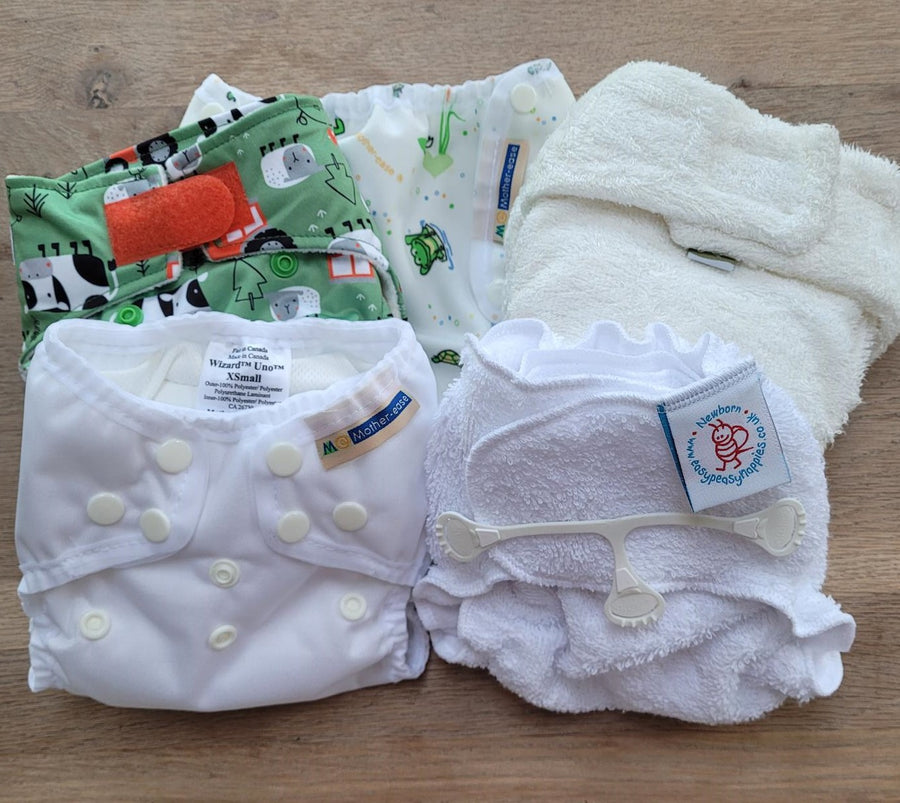 Real Nappies for London Trial NEWBORN Nappy Kit – Lizzie's Real