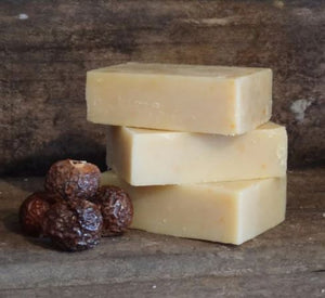 Bay Laurel Soapnut soap bar by Living Naturally 90g