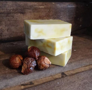 Calendula & Chamomile Soapnut soap bar by Living Naturally 90g