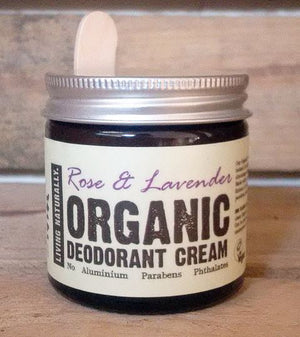 Organic Deodorant Cream- Rose and Lavender