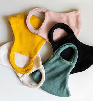 Reusable cotton face masks by Wooly Organic 25% OFF