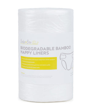 Biodegradable bamboo nappy liners by Baba&Boo (100)