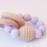Wooden Beehive rattle / teething toy by Blossom & Bear
