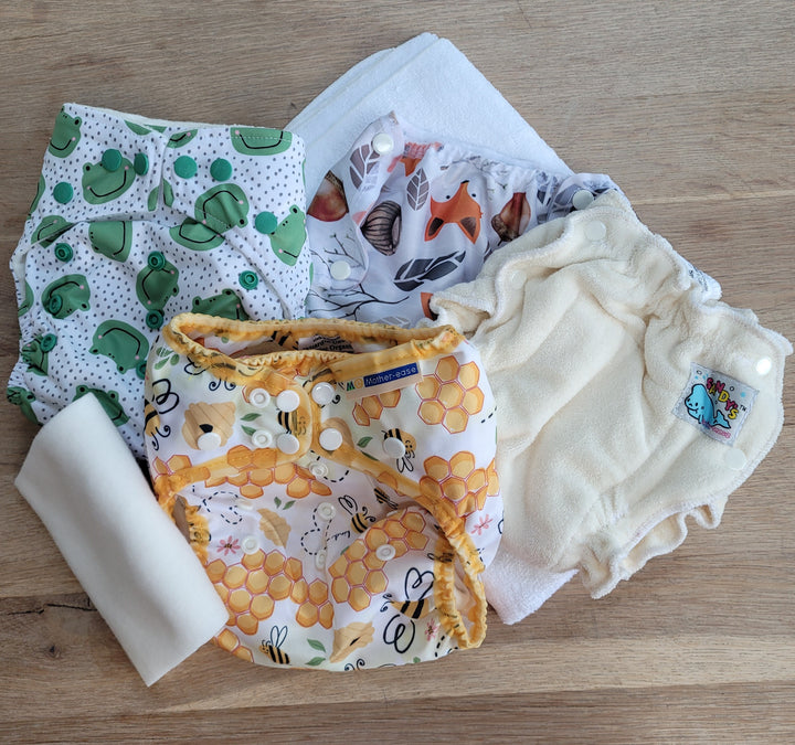 Real Nappies for London Trial Kit - compare nappy types