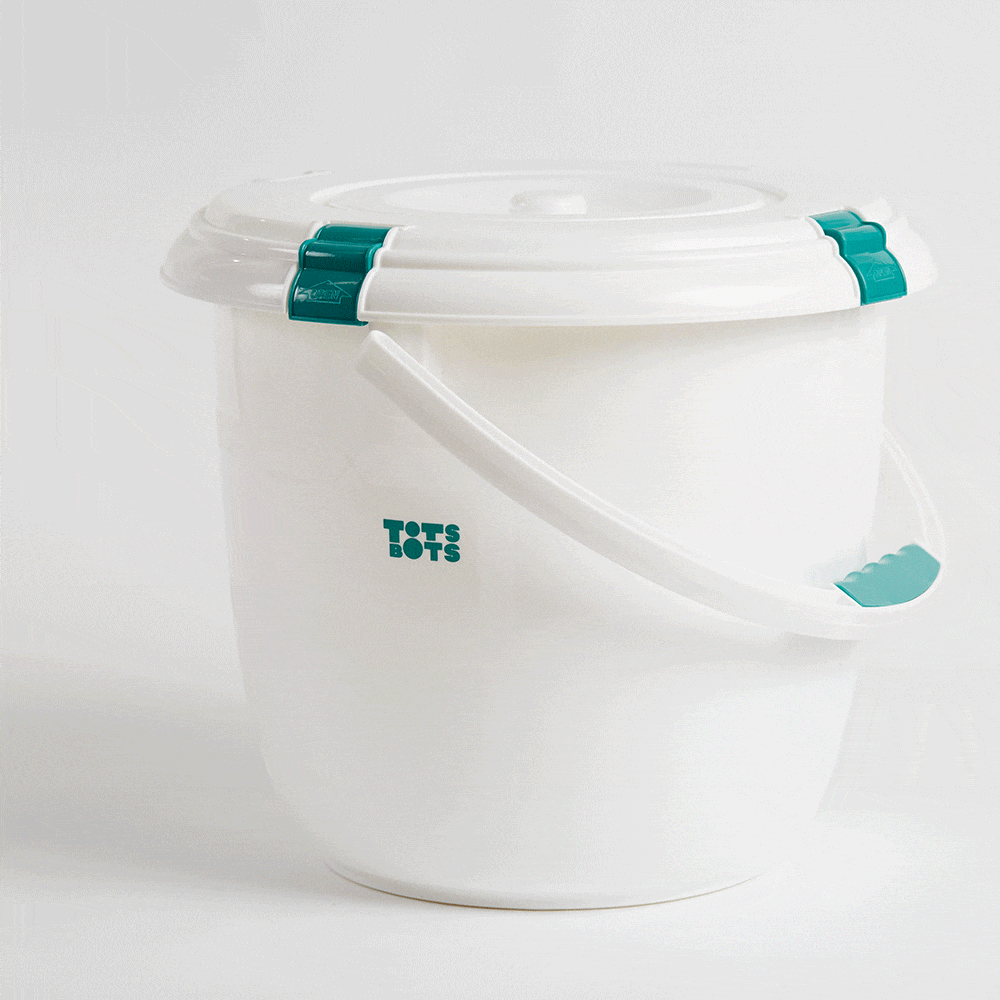 Nappy Bucket By Tots Bots 16 Litre – Lizzie's Real Nappies