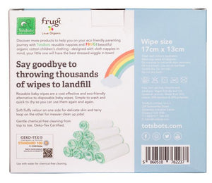 TotsBots washable baby wipes x 10