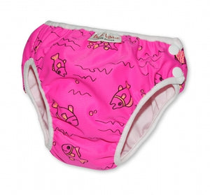 Infant Girl's Learn to Swim Nappy Cover Pink